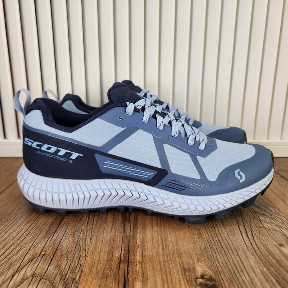 Scott Supertrac 3 Womens Sz 7 Blue Athletic Trail Running Hiking Sneakers Shoes - Picture 1 of 9